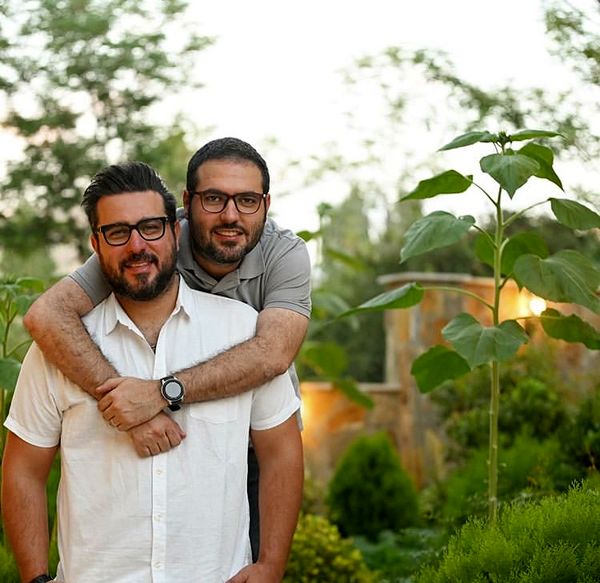 محسن کیایی و برادرش در طبیعت + عکس