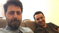 سلفی هومن حاجی عبداللهی با دوستش + عکس