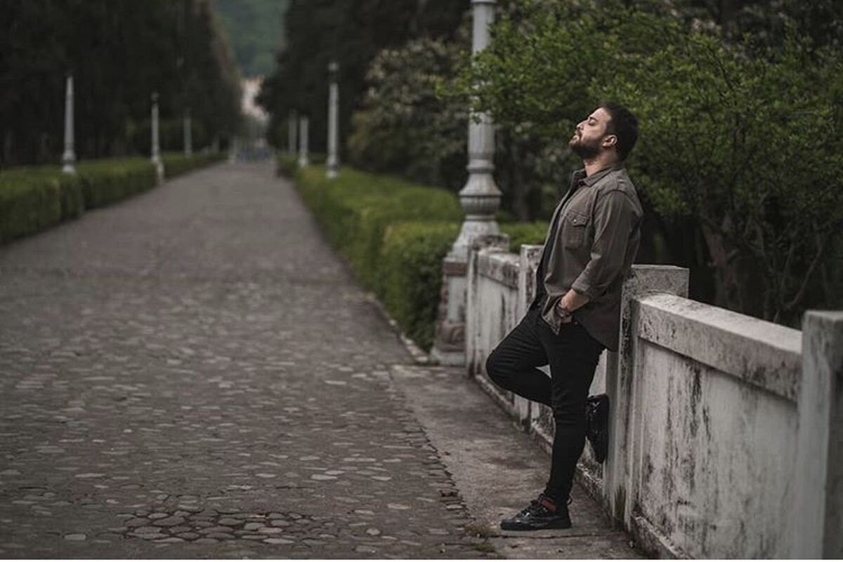 بابک‌جهانبخش در مکانی رویایی + عکس