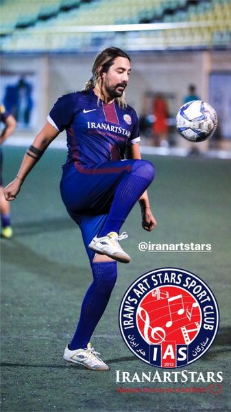 امیرعباس گلاب هم فوتبالیست شد + عکس