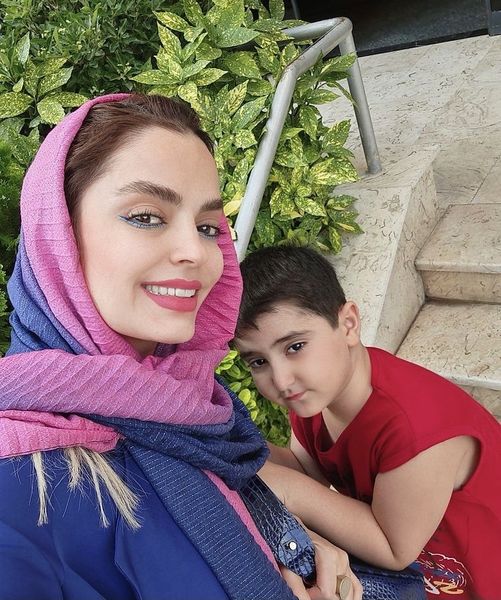 سلفی جدید سپیده خداوردی با پسرش + عکس