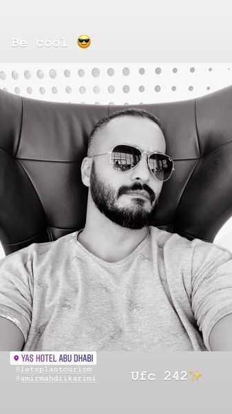 میلاد کی مرام در هتل + عکس