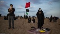 عزاداری محرم در بیابان‌ + تصویر