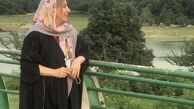 مرجانه گلچین در طبیعتی زیبا + عکس