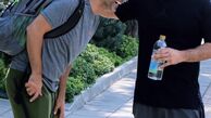 حال خوب پیمان معادی با دوستش + عکس