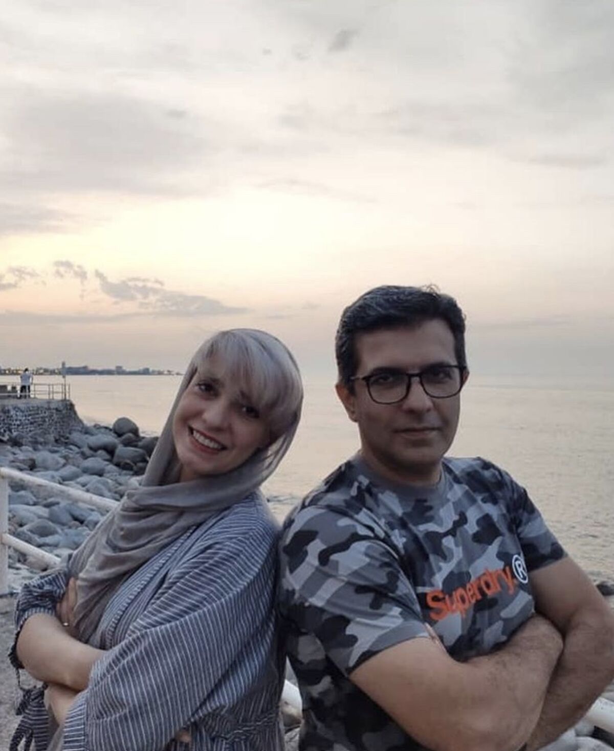 الیکا عبدالرزاقی با برادرش + عکس