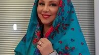 بهنوش بختیاری با روسری سنتی خوشرنگش+عکس