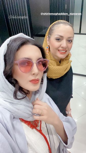 سلفی جدید لیلا بلوکات با دوستش + عکس