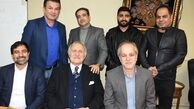 دیدار غیرفوتبالی دو پرسپولیسی از دو نسل/عکس