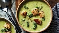 طرز تهیه سوپ کلم بروکلی خوشمزه | مقوی برای درمان سرماخوردگی و موثر در کاهش وزن