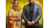 عکس الهام حمیدی  و همسر خوشتیپش