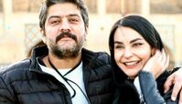 خنده های از ته دل مهدیه نساج در کنار همسرش + عکس