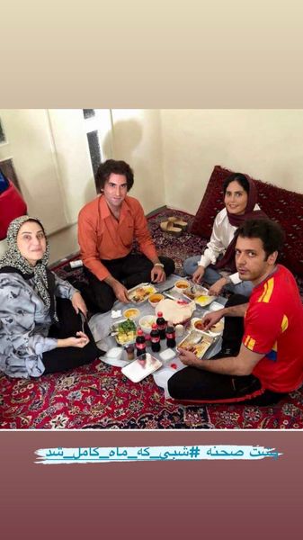 دورهمی بازیگران شبی که ماه کامل شد + عکس