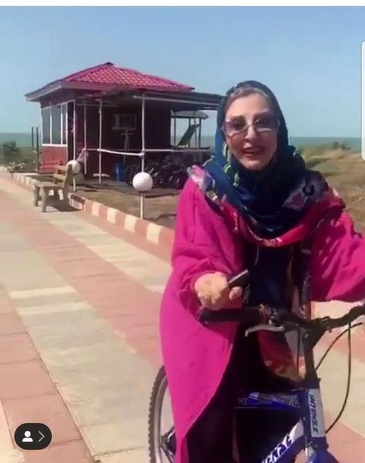 خانم بازیگر محبوب در حال ورزش+عکس