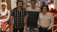 بازیگران کوسه با گریم هایی قدیمی + عکس