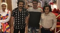 بازیگران کوسه با گریم هایی قدیمی + عکس