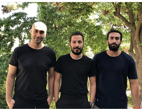 ست مشکی نوید محمدزاده با دوستانش + عکس