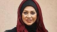 نسرین مقانلو در اتاق گریم سریال «دل»