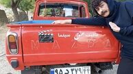 ژست مردونه خانم بازیگر + عکس