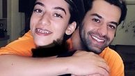 رضا بهرام و خواهرش + عکس