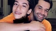 رضا بهرام و خواهرش + عکس
