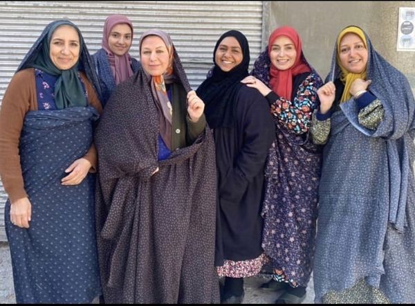 ژاله صامتی در جمع بانوان زیرخاکی + عکس
