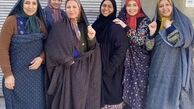 ژاله صامتی در جمع بانوان زیرخاکی + عکس