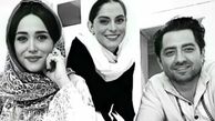 بهرام رادان، غزل شاکری و پریناز ایزدیار در پشت صحنه سریال توقیف شده «جیران»