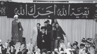 عکس/ رهبر انقلاب در مراسم عزاداری تاسوعای حسینی در سال ۷۷ 