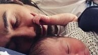 اولین عکس پدر پسری حسین مهری