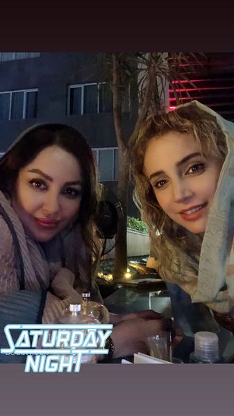 تفریحات شبنم قلی خانی با دوستش + عکس