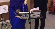عکس خاله شادونه با مجری معروف کودکی هایمان
