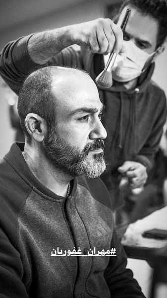 گریم جدید مهران غفوریان با ریش و سبیل + عکس