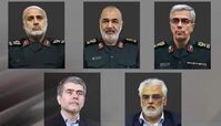 کدام فرماندهان در حمله هوایی اسرائیل علیه ایران شهید شدند