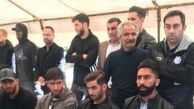 حضور بازیکنان استقلال در مراسم سالگرد غلامحسین مظلومی