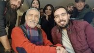 رضا توکلی در جمع همکارانش + عکس