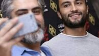 سلفی گرفتن بازیگر هم گناه با امیر جدیدی در یک مراسم + عکس