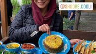 خانم بازیگر در یک ‌رستوران شمالی + عکس