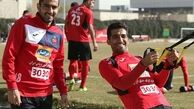 دلجویی بازیکنان پرسپولیس از هافبک مصدوم