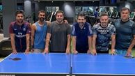 تنیس بازی حمید گودرزی به همراه دوستان بازیگرش + عکس