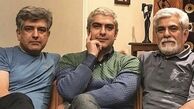 مهدی پاکدل در کنار برادرانش + عکس