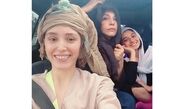 فرشته حسینی و دوستانش در ماشین + عکس