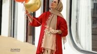 بادکنک بازی خانم بازیگر جوان + عکس