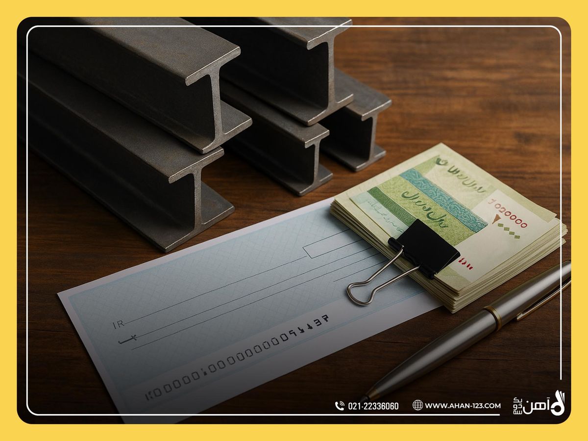خرید چکی و اعتباری آهن‌آلات در بازار ایران