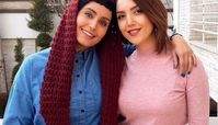 الناز شاکردوست در کنار دوست خارجی اش