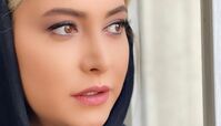 چهره ی ساده و زیبای فریبا نادری با موهای بلوند + عکس