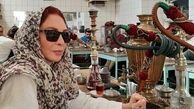 پخته شدن افسانه بایگان در قهوه خانه+عکس