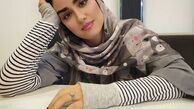 هانیه غلامی با شال خاصش+عکس