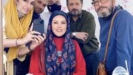 افسانه چهره آزاد در اتاق گریم احضار + عکس