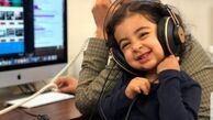 دختر بانمک حسین شمقدری در محل کار پدرش+عکس